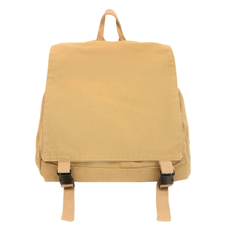 Canvas Backpack for Women – Casual Flip Flap School & Travel Bag