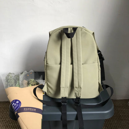 Waterproof Nylon Women's Backpack – Lightweight Travel School Bag