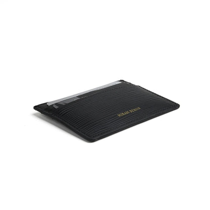 Epi Leather Card Holder Wallet – Custom Name Engraved