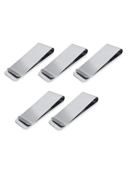 Stainless Steel Money Clip for Men – Ultra-Thin Minimalist Cash Clip