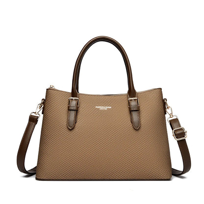 Women's PU Leather Handbag – Large Capacity Shoulder & Crossbody Bag