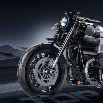 RaceForge Top Speed MOC Motorcycle Building Blocks 1:8 Scale