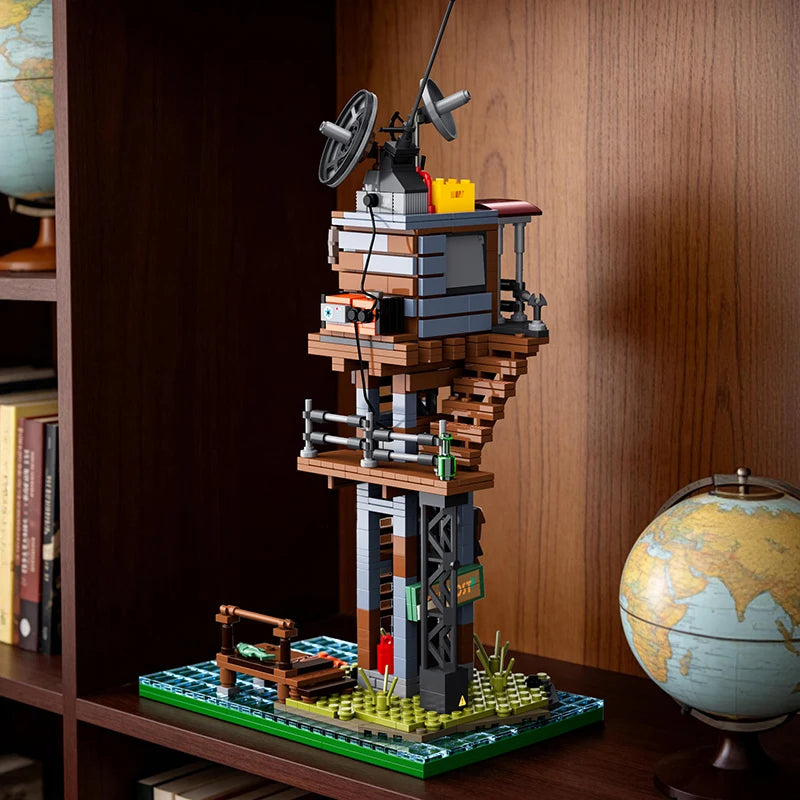 Post-Apocalyptic Outpost Tower MOC Building Blocks Set