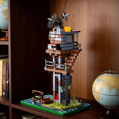 Post-Apocalyptic Outpost Tower MOC Building Blocks Set