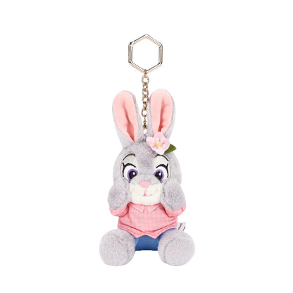 Zootopia Plush Keychain Doll – Cute Bag Charm Pendant