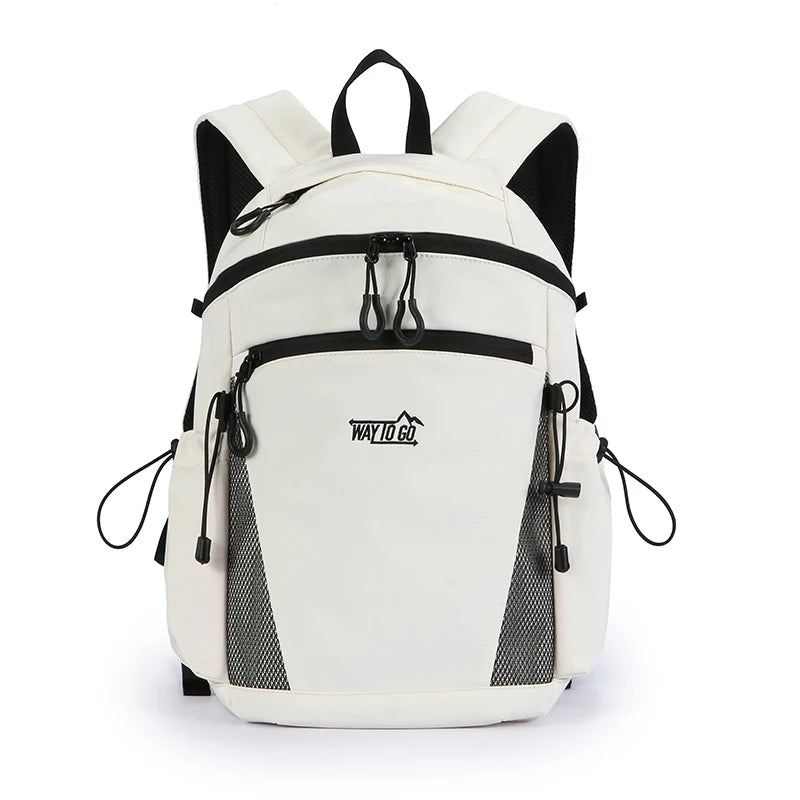 Water-Resistant Nylon Backpack – Large Capacity Unisex Outdoor Bag