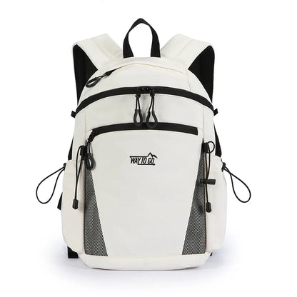 Water-Resistant Nylon Backpack – Large Capacity Unisex Outdoor Bag