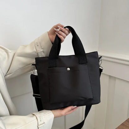 Large Capacity Canvas Crossbody Tote Bag – Women's Commuter Shoulder Bag
