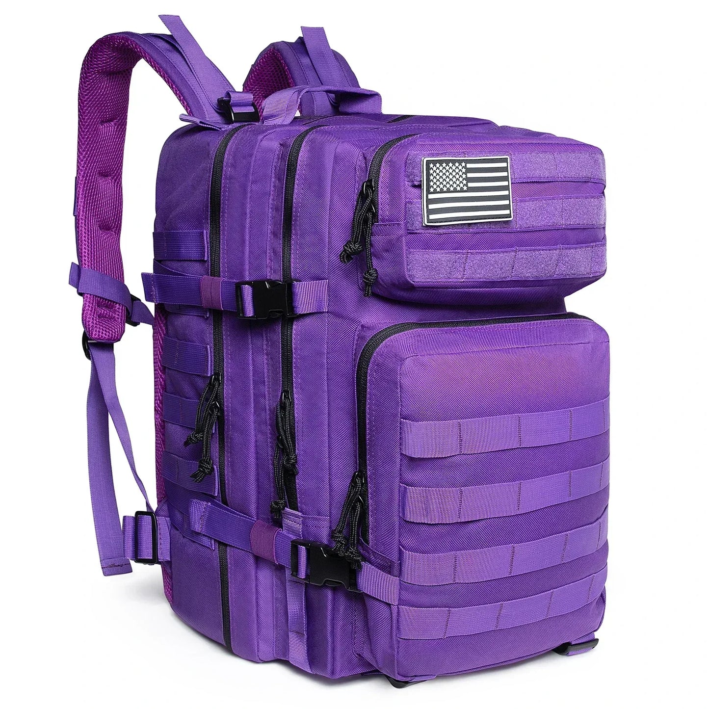 45L Large Tactical Backpack – 3-Day MOLLE Rucksack for Hiking & Camping