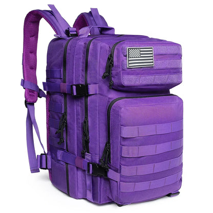 45L Large Tactical Backpack – 3-Day MOLLE Rucksack for Hiking & Camping