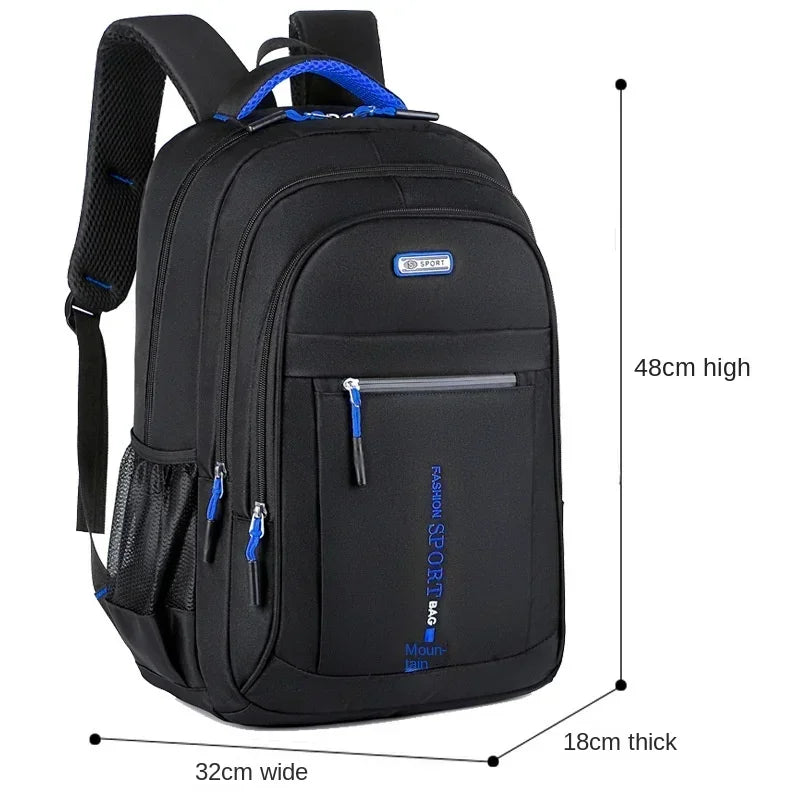 Men's Waterproof Oxford Backpack – Business & Travel Rucksack