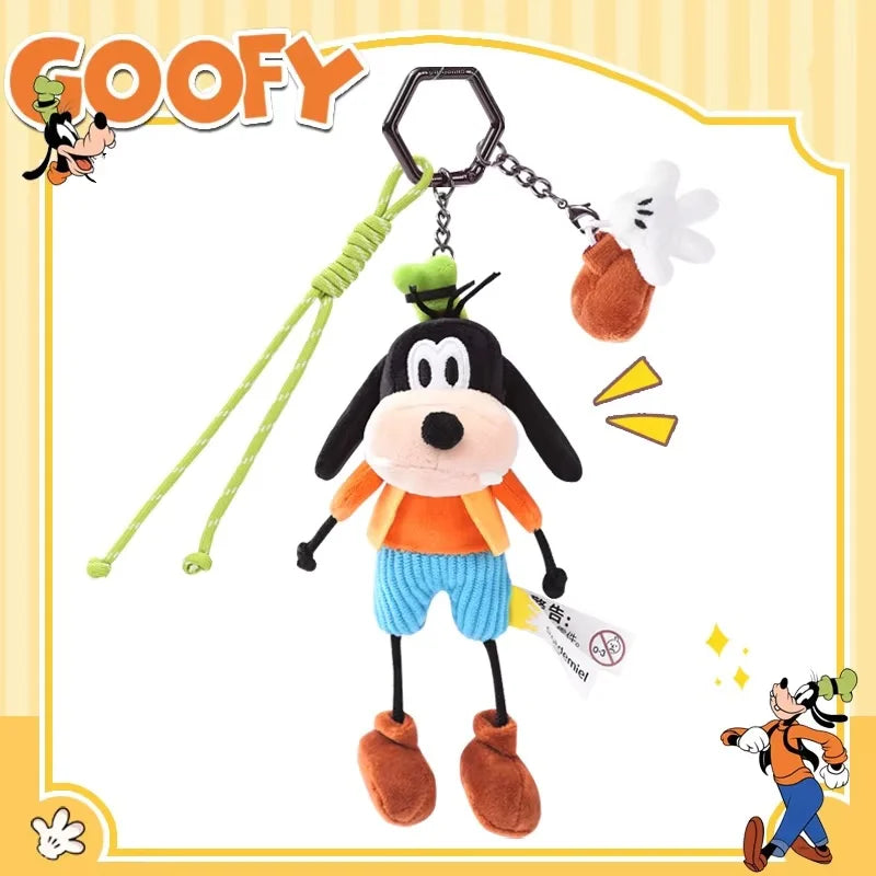 Disney Character Plush Keychain – Mickey & Friends Pendant