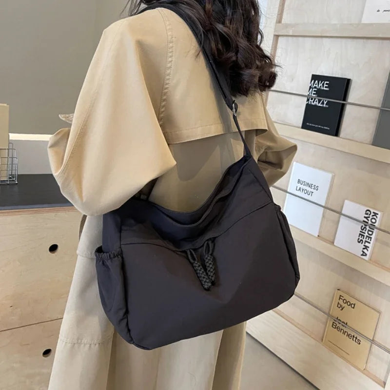 Women's Nylon Hobo Crossbody Bag – Large Capacity Shoulder Tote