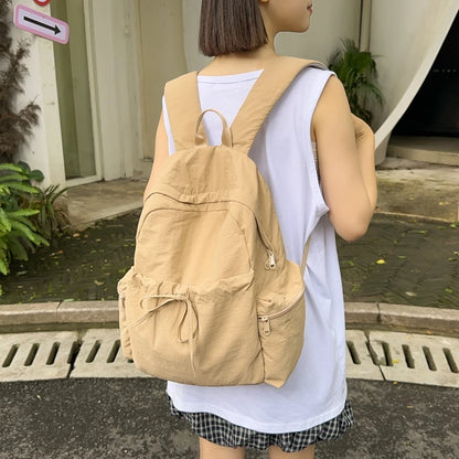 Women's Nylon Backpack – Cute Casual School & Travel Bag