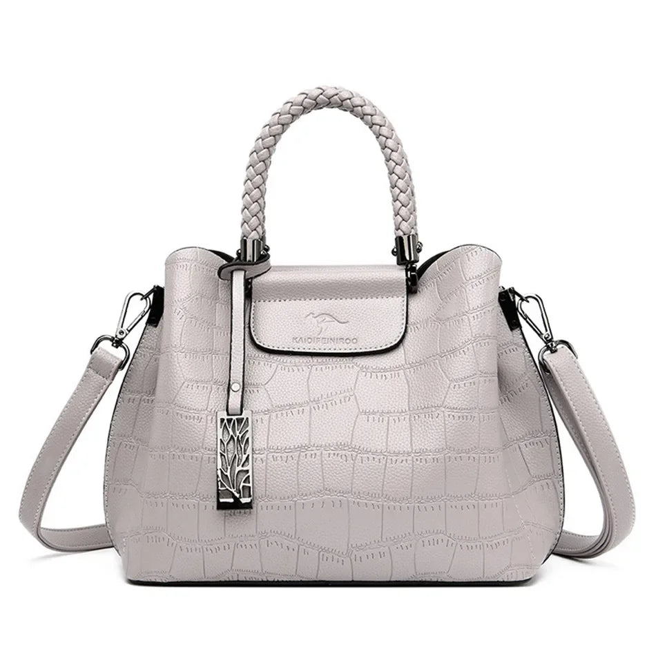 Luxury Stone Pattern Women's Handbag Crossbody Shoulder Bag