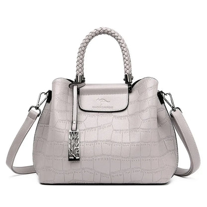 Luxury Stone Pattern Women's Handbag Crossbody Shoulder Bag