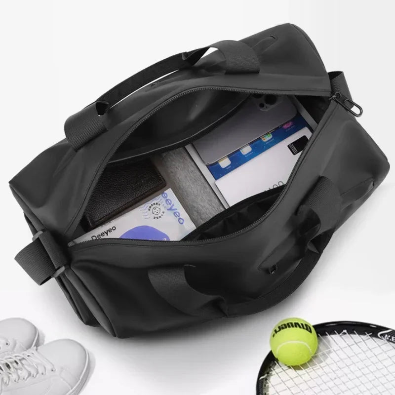 Zipper Large Capacity Oxford Travel Bags Solid Fitness Thickened Fabric Waterproof Luggage Sports
