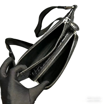 Crocodile Leather Belt Bag Men – Luxury Crossbody Waist Pack