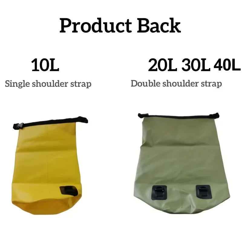 Waterproof Dry Bag Backpack – 10L 20L 30L 40L for Kayaking & Outdoor