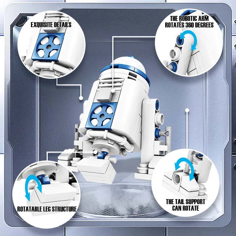 Space Warship Robot Building Blocks – Mini Fighter Model