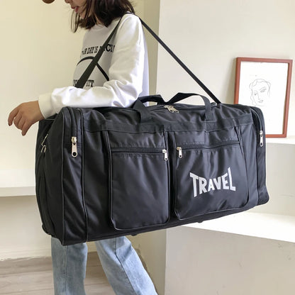 Large Capacity Foldable Travel Bag – Waterproof Duffle