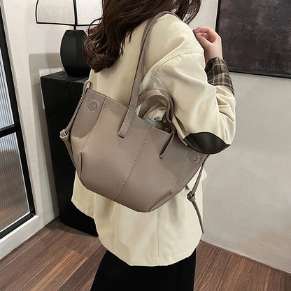 Moods Branded Underarm Shoulder Bags Women Latest Luxury Designer Handbags Soft Pu Leather Large