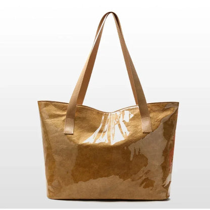Large Capacity PVC Tote Bag with Mini Coin Purse – Women's Shoulder Bag