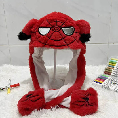 Cute Animal Ear Moving Plush Hat – Kids Cartoon Headband