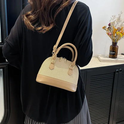 Shell Crossbody Bag – Retro Shoulder Purse for Women