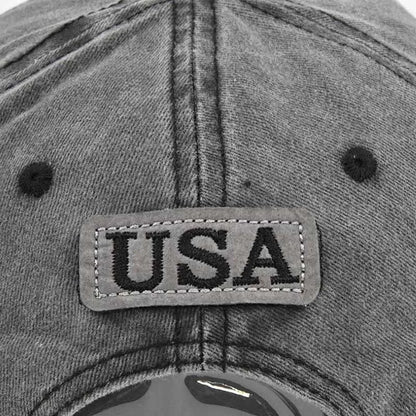 USA Flag Embroidered Baseball Cap – Unisex Tactical Cotton Hat