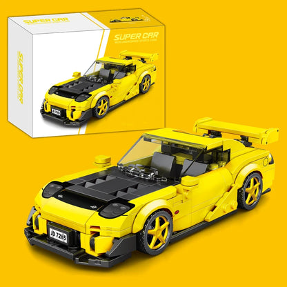 Mazda RX-7 JDM Sports Car Building Blocks Model