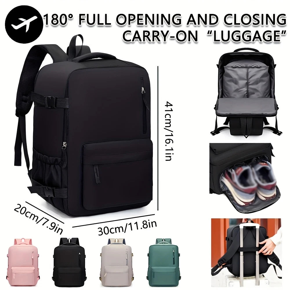 Travel Backpack Carry-On – Lightweight Laptop & Boarding Bag