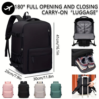 Travel Backpack Carry-On – Lightweight Laptop & Boarding Bag