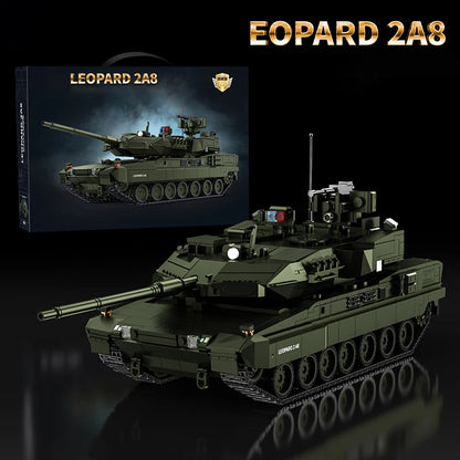 Leopard 2A8 Tank Building Blocks Set – 2300 Pcs MOC Army Model
