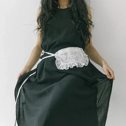 Ruffle Lace Fanny Pack – Y2K Aesthetic Waist Bag