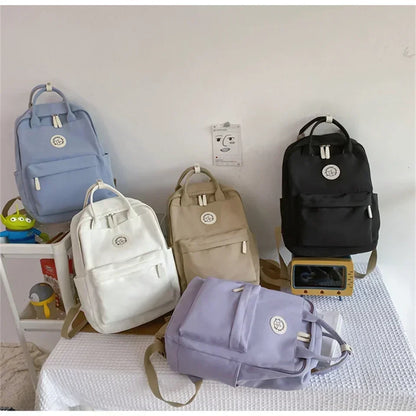 Waterproof Nylon Backpack for Women – School & Travel