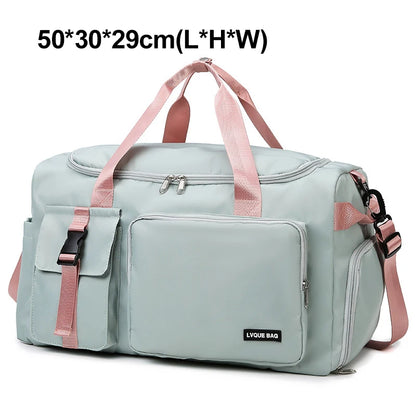 Women's Gym Duffel Bag – Wet Dry Separation Travel & Sports Bag