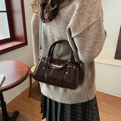 Mini Leather Top-Handle Bag – Luxury Crossbody & Shoulder Bag