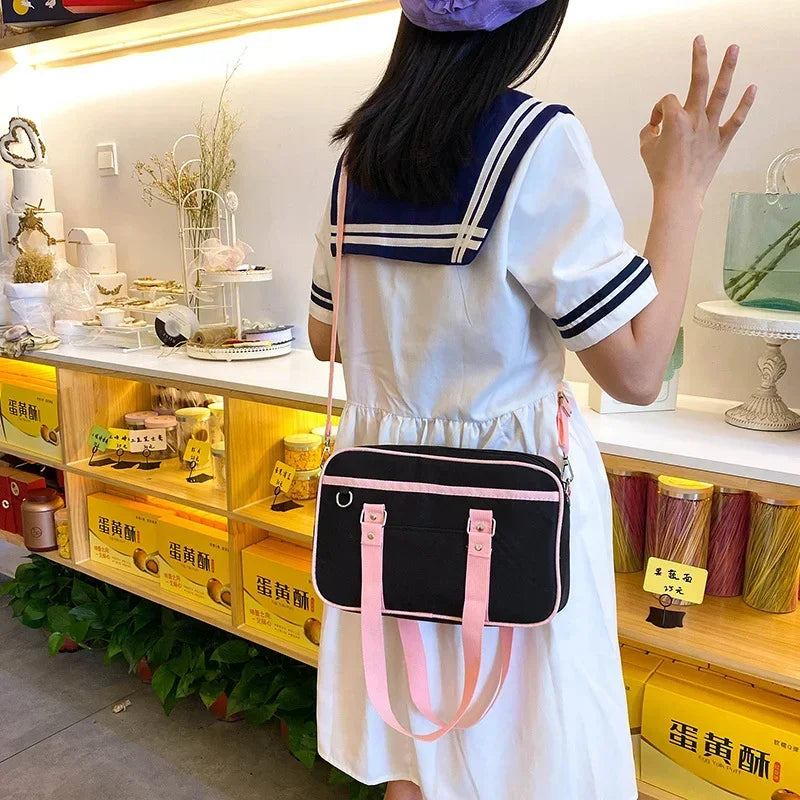 Japanese JK Shoulder Bag – Large Capacity Tote & Messenger Bag