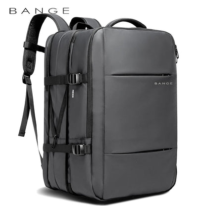 Expandable Business Backpack with USB Port – Waterproof 37L/45L
