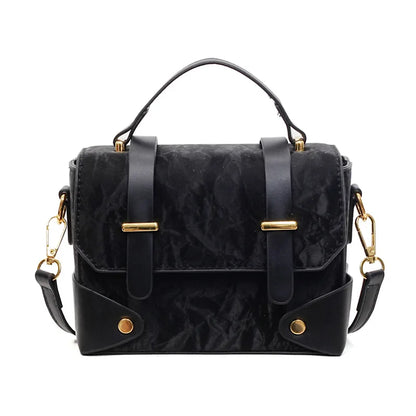 Autumn Winter Retro Messenger Small Bag Women S Trendy Shoulder Sense Portable Square