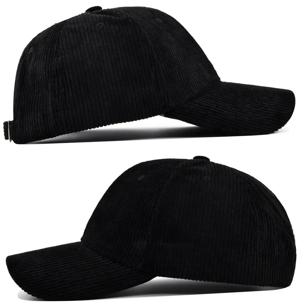 Women's Corduroy Baseball Cap – Snapback Hip Hop Hat