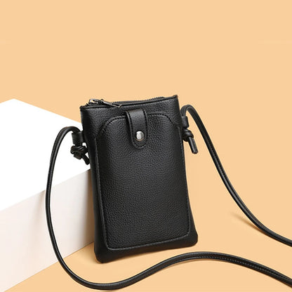 Mini Crossbody Phone Bag for Women – PU Leather Wallet Purse