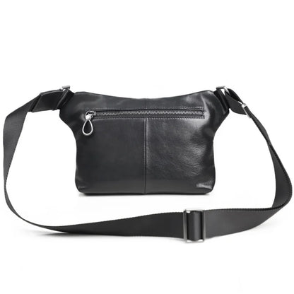 Men's Genuine Leather Crossbody Waist Bag