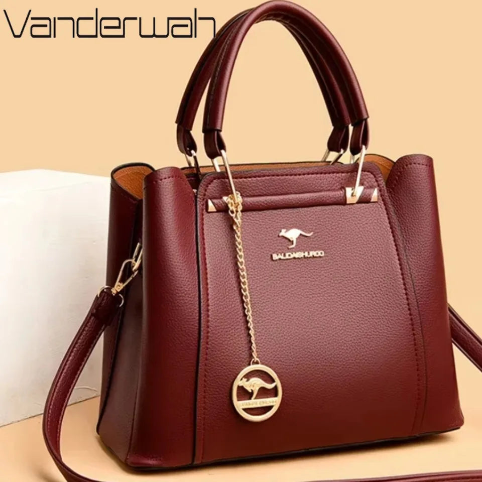 Large Capacity Leather Tote Bag for Women