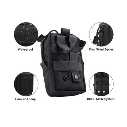 Tactical MOLLE EDC Tool Pouch – Men's Utility Organizer Bag