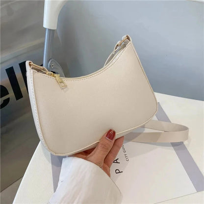 PU Leather Underarm Shoulder Bag for Women