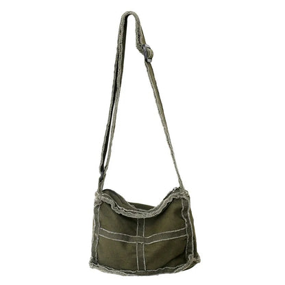 Canvas Crossbody Bag – Retro Vintage Messenger for Women & Men
