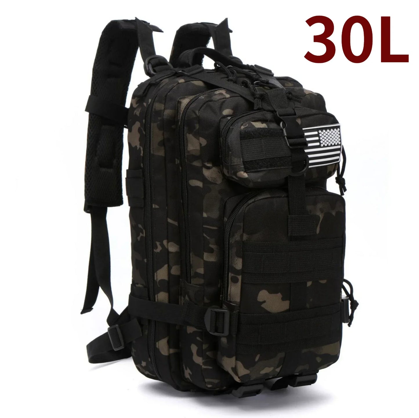50L Tactical Backpack – Waterproof 1000D Nylon Hunting & Hiking Rucksack