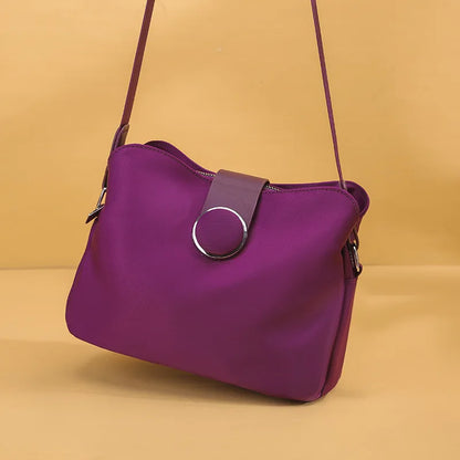 Waterproof Nylon Crossbody Shoulder Bag for Women